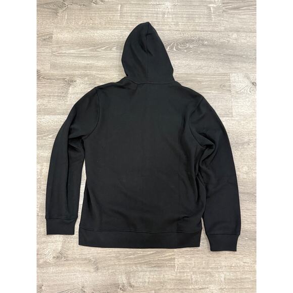 True Religion Men's Hoodie Sweater XL Black Orange Happy Buddha Logo NWT - Picture 2 of 6